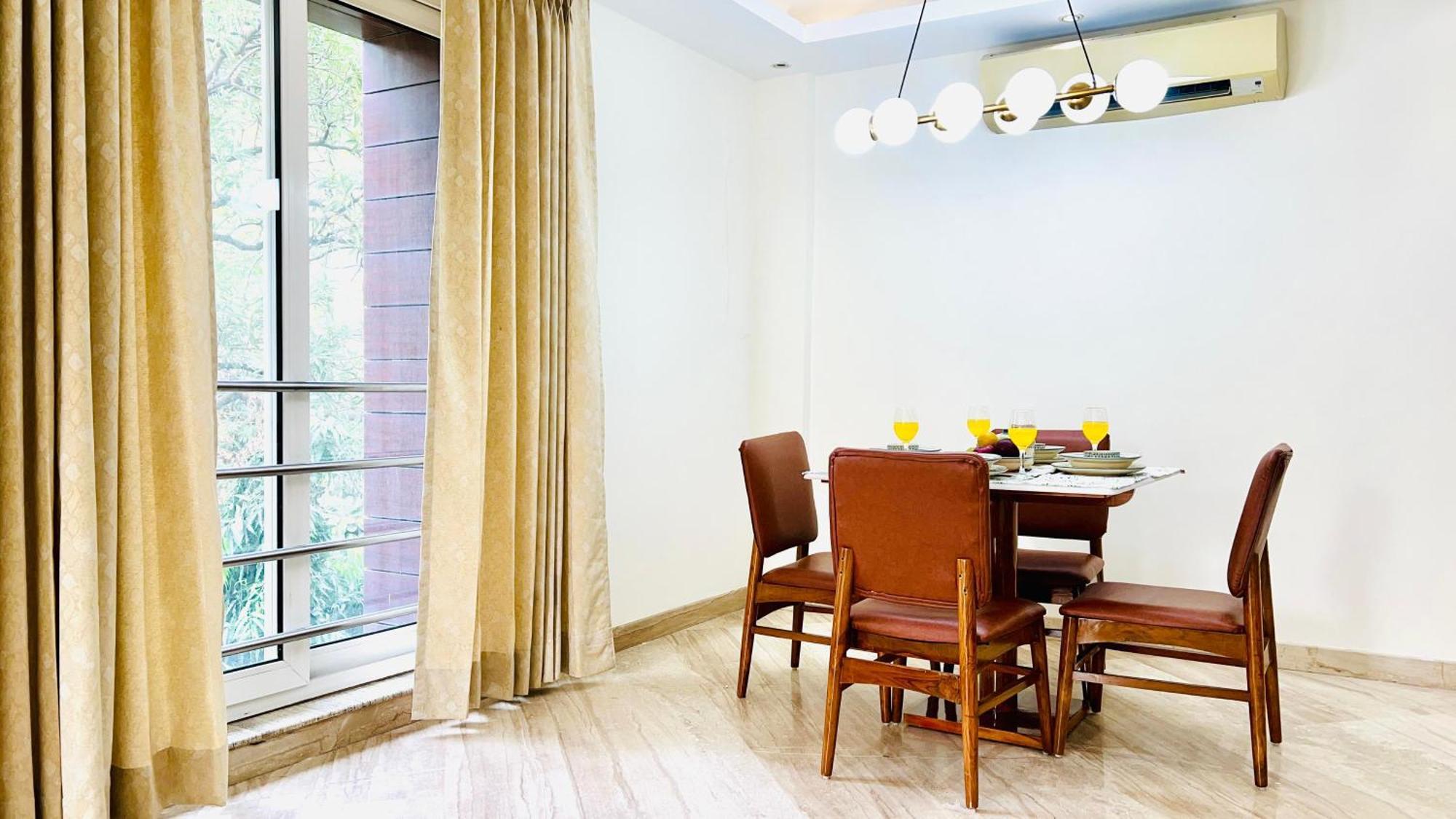 Olive Serviced Apartments - New Friends Colony نيودلهي الغرفة الصورة